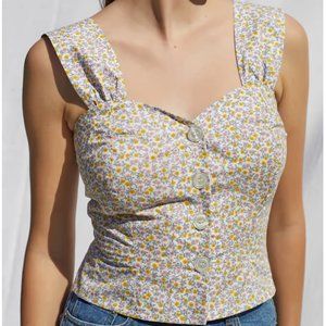 Rouje Maggie Top in Pink Floral Size 36